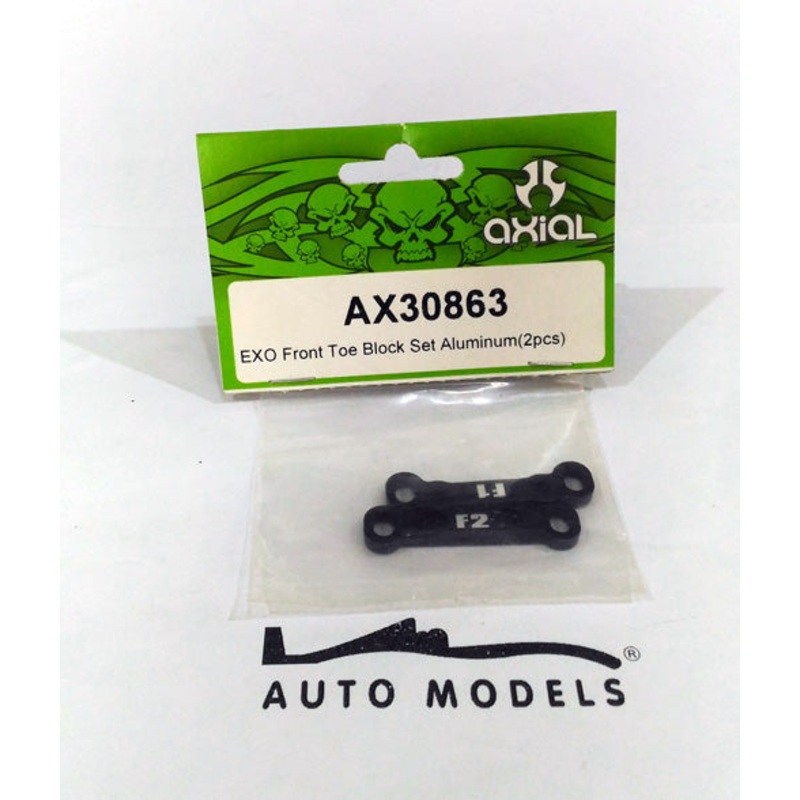 Axial Racing Exo Front Toe Block Set Aluminium (2pcs)