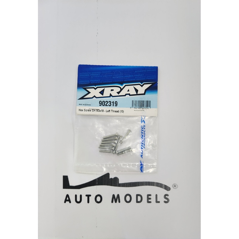 XRAY Hex Screw SH M318 – Left Thread (10)