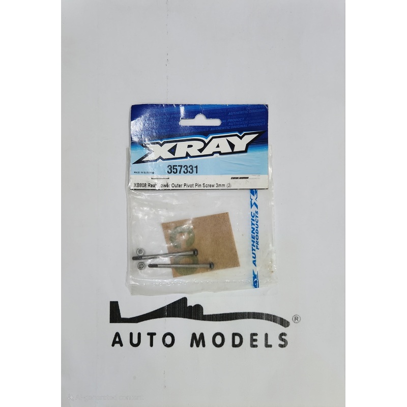 XRAY XB808 Rear Lower Outer Pivot Pin Screw 3mm (2)