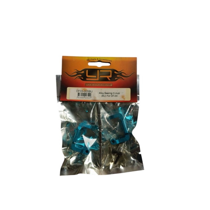 Yeah Racing Alloy Bearing C-Hub Blue DF03