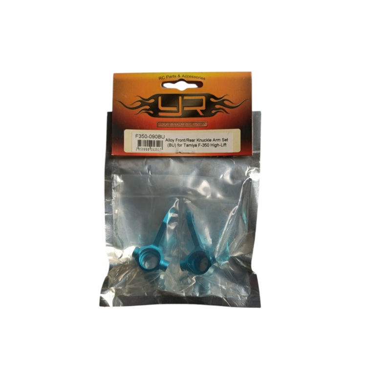 Yeah Racing Alloy F/R Knuckle Arm Set Blue F350
