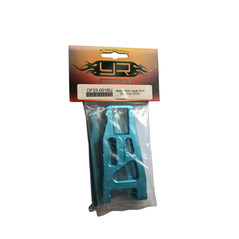 Yeah Racing Alloy Front Lower Arm Blue DF03