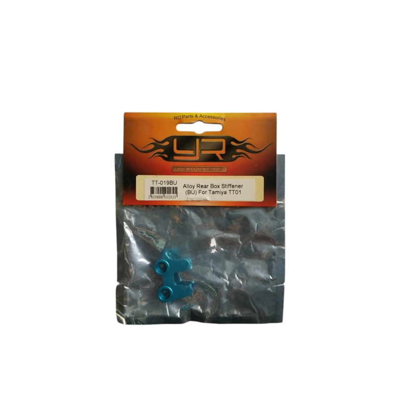 Yeah Racing Alloy Rear Box Stiffener Blue TT