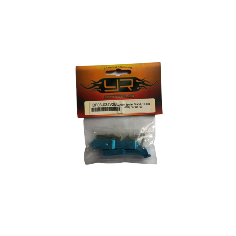 Yeah Racing Alloy Spoiler Stand 15 Deg Blue