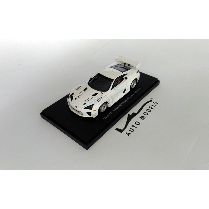 Ebbro Lexus LFA Nurburging 24Hr Race 2012 Test Car White