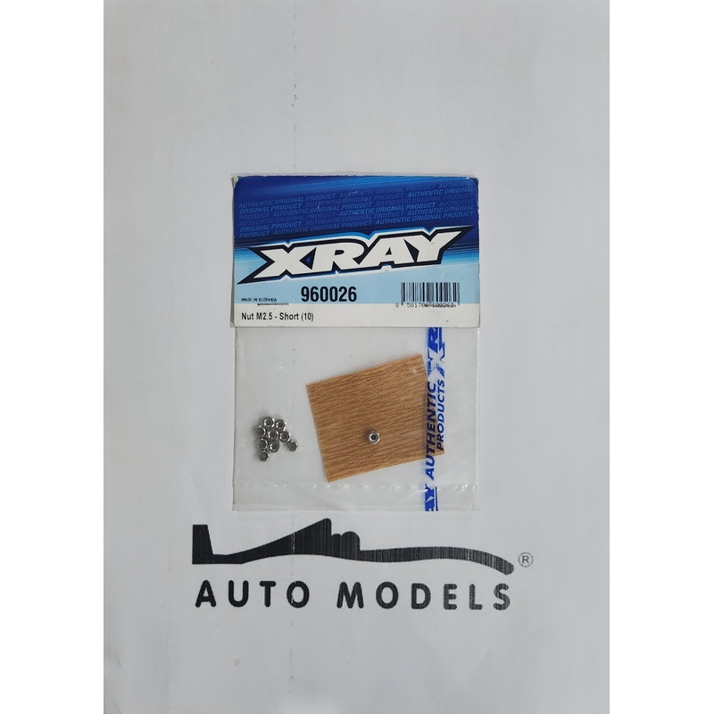XRAY Nut M2.5 – Short (10)