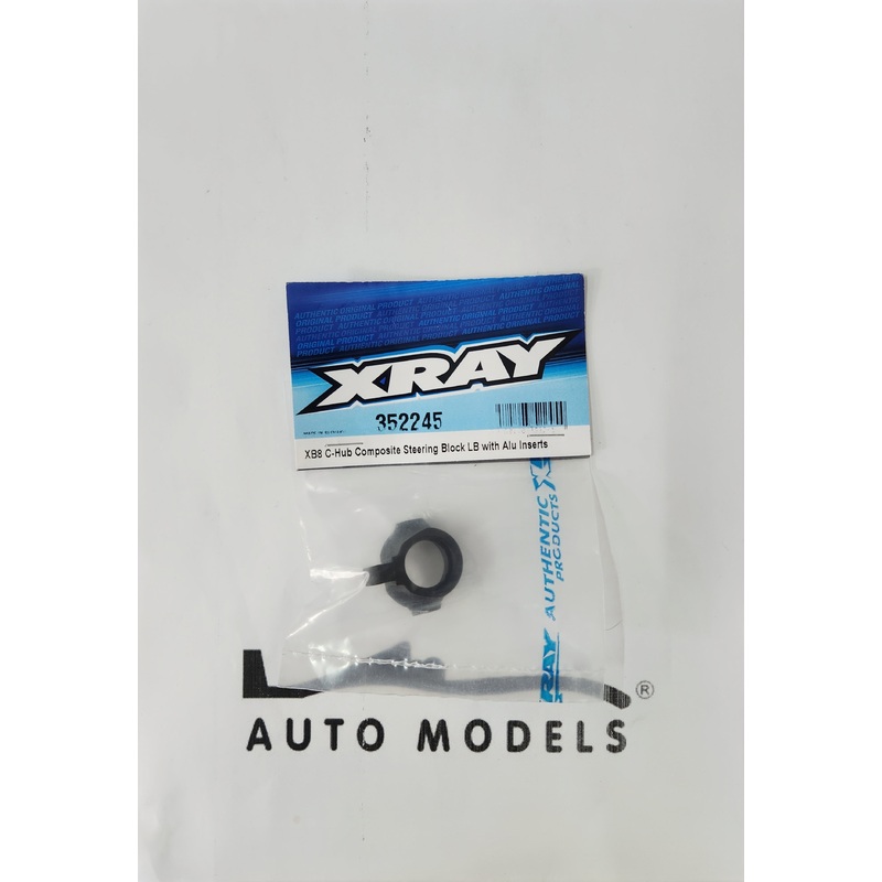 XRAY XB8 C-Hub Composite Steering Block LB with Alu Inserts