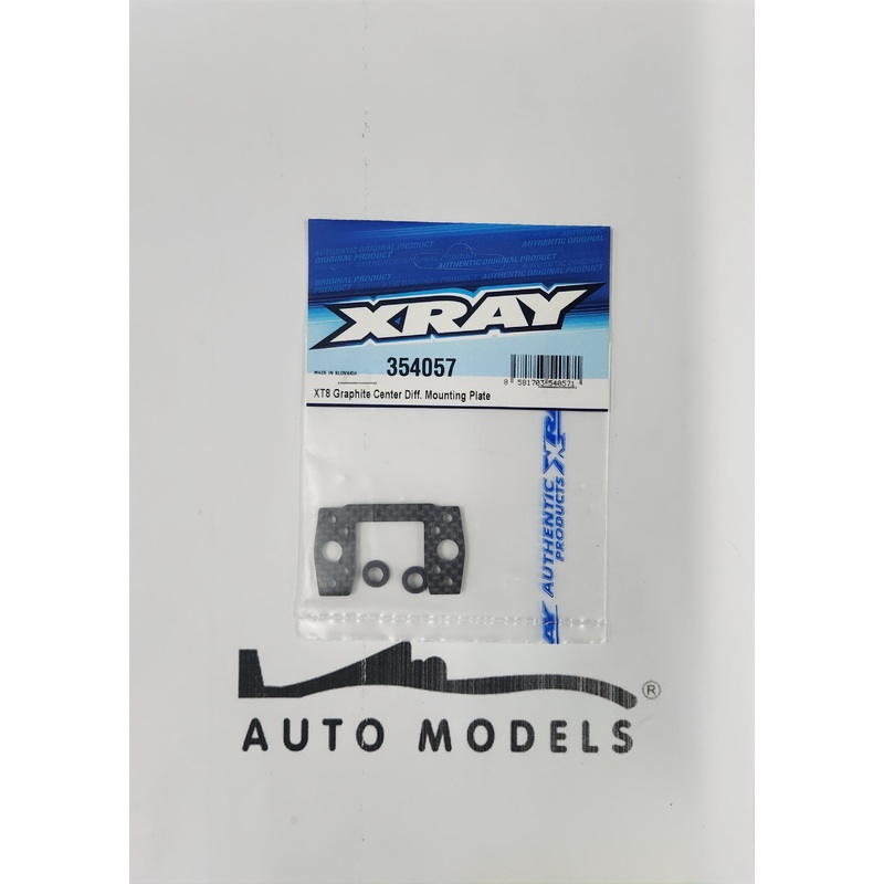 XRAY XT8 Graphite Center Diff. Mounting Plate