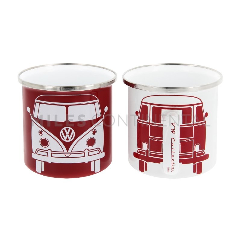 T1 Bus Enamel Mugs – Set of Two