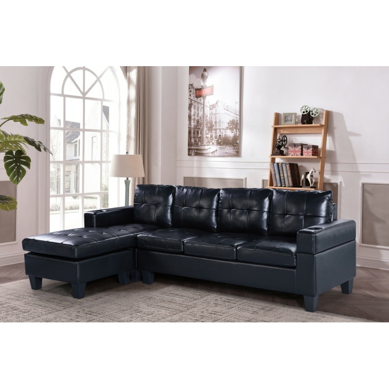 Majestic Leather Sectional Couch