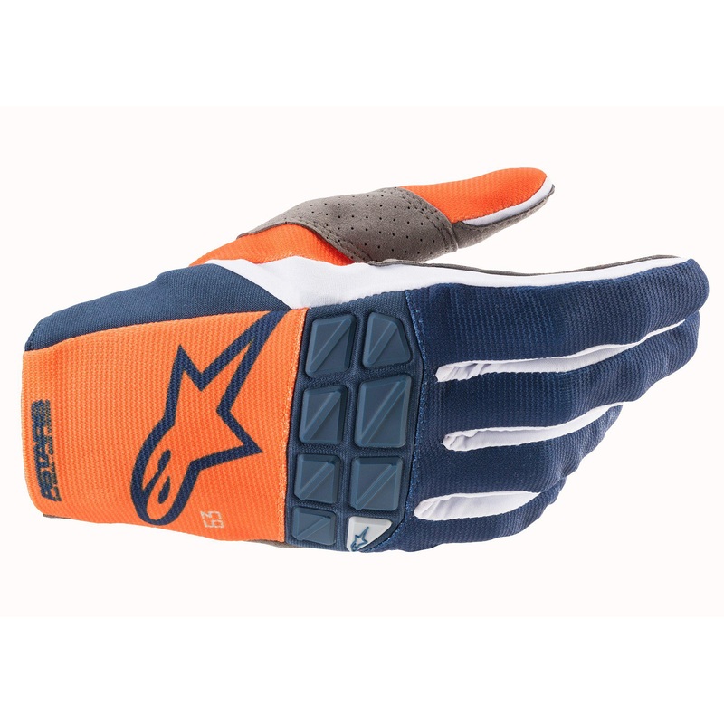 2021 RACEFEND GLOVES|ORANGE/DARK BLUE|SM|MD|LG|XL|2X