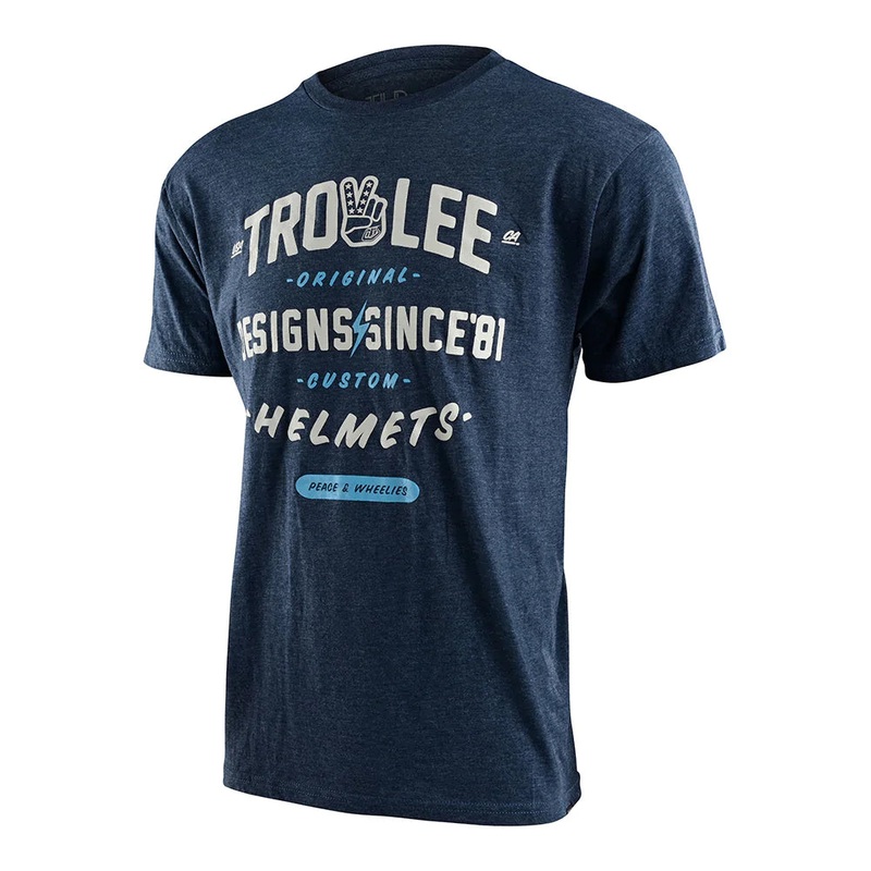 ROLL OUT SHORT SLEEVE TEE|NAVY HEATHER|SM|MD|LG|XL|2X