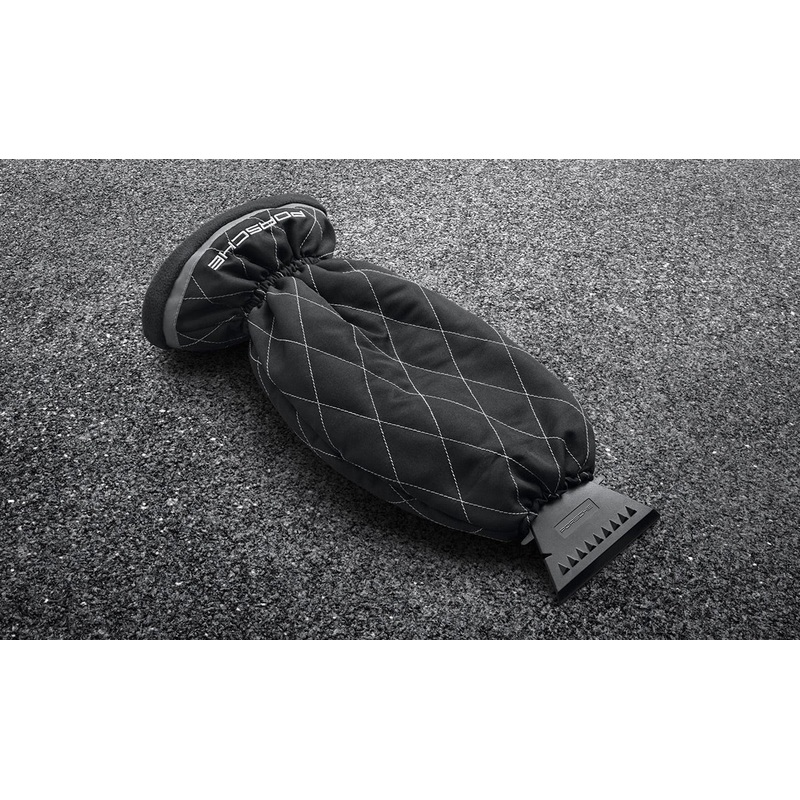 Ice scraper with glove