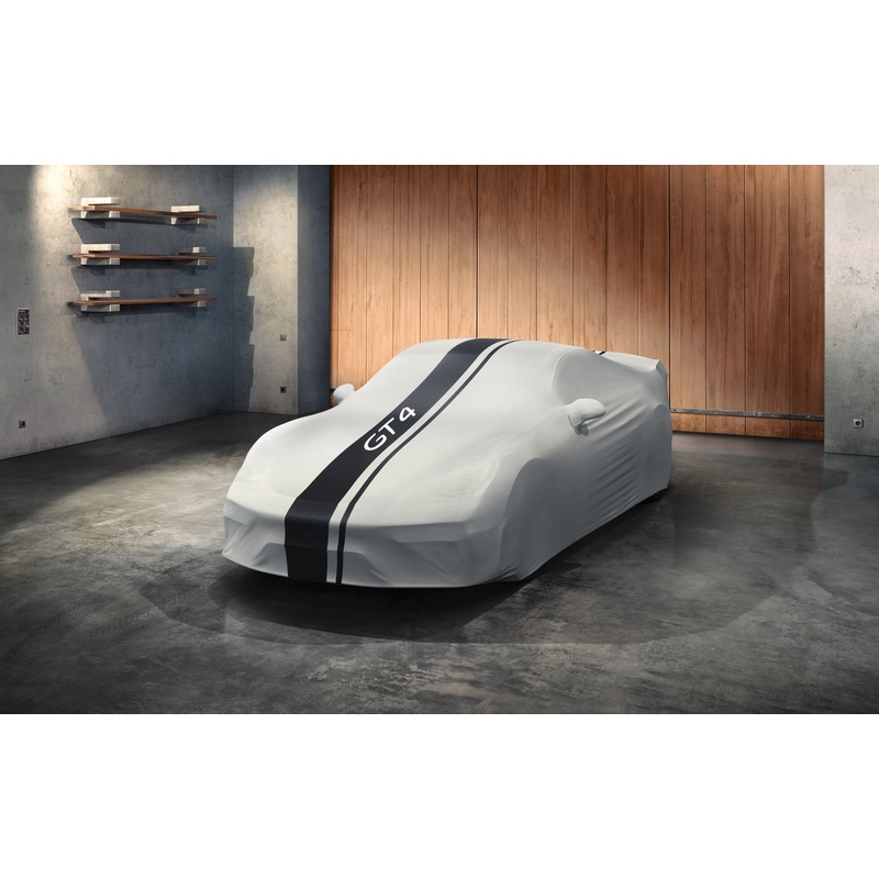 Indoor car cover 718 Cayman GT4 design