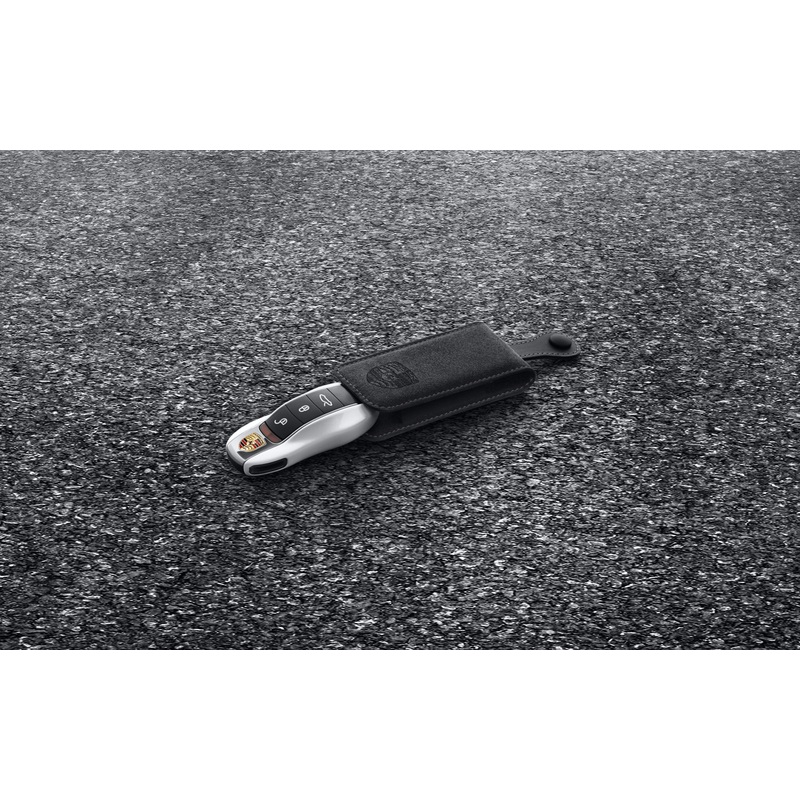 Key pouch in Alcantara
