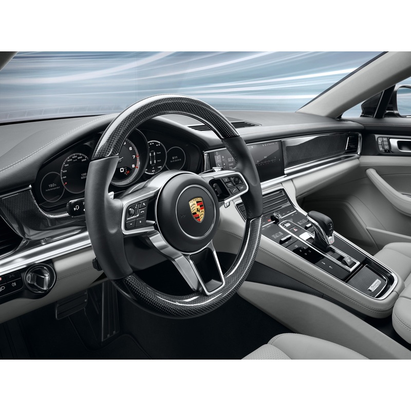 Carbon multi-function sports steering wheel