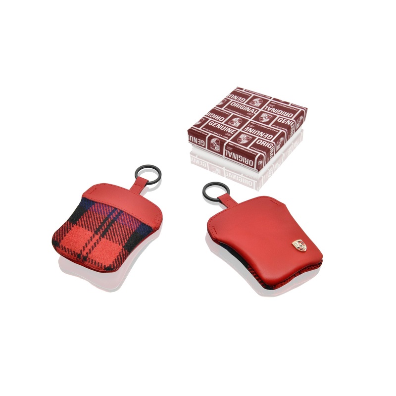’50 Years 911 Turbo’ key pouch, Red