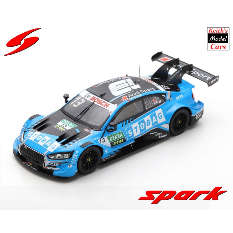 [1/43 Scale] Audi RS 5 DTM 2020 – WRT Team Audi Sport (No.13 F. Scherer) by Spark Models