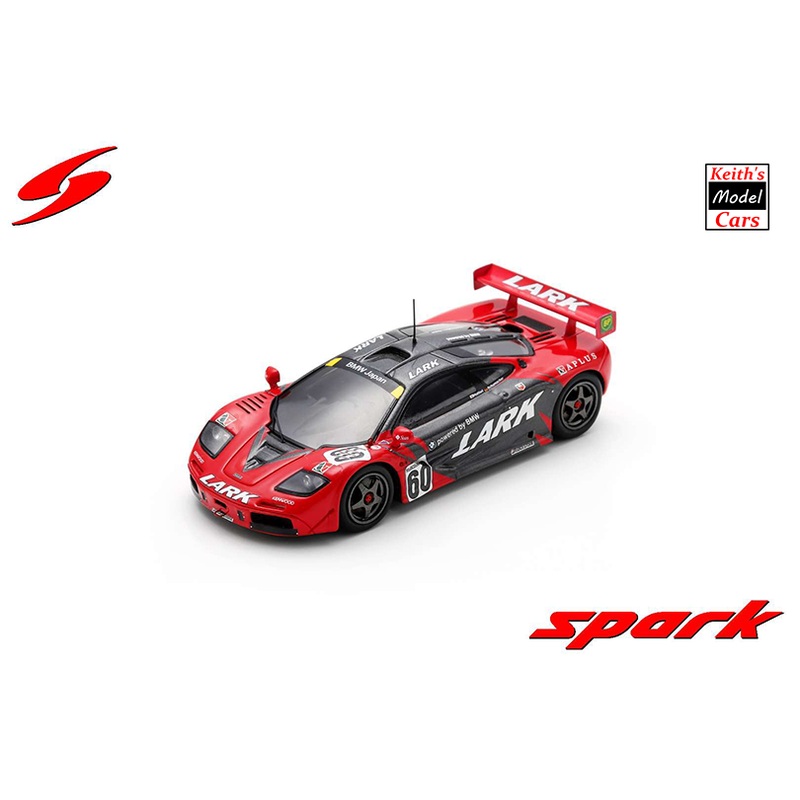 [1/43 Scale] LARK McLaren F1 GTR – JGTC 1996  Round 1 – Winner GT500 Class (No.60 – N. Hattori/R. Schumacher) by Spark Models