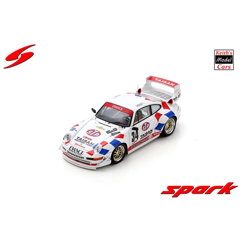 [1/43 Scale] STP TAISAN Porsche 911 (993) GT2 – JGTC 1995 – Round 6 – Winner GT1 Class (No.34 – H. Matsuda/K. Suzuki) by Spark Models