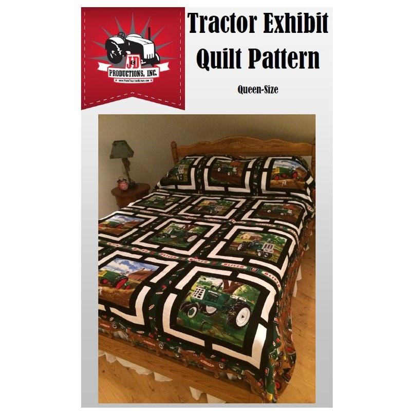 (Oliver) Tractor Exhibit Quilt Pattern, Queen