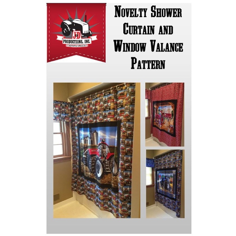 Shower Curtain and Window Valance Pattern