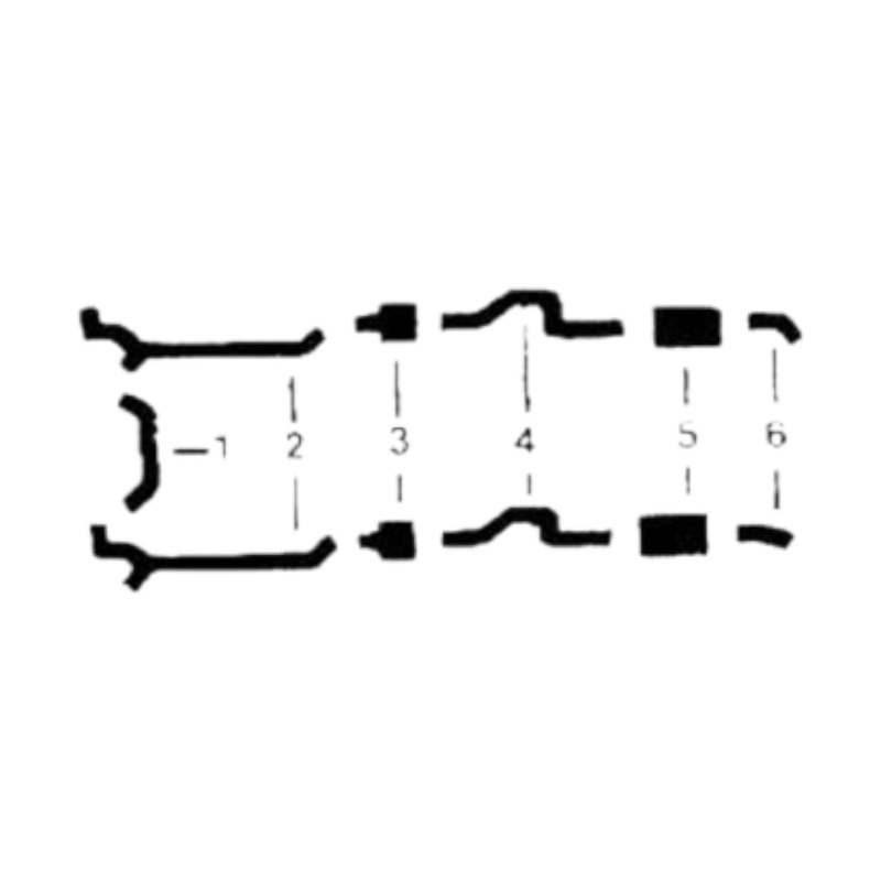 1958 Lincoln Continental (Mark lll) V8 Engine Dual Exhaust System