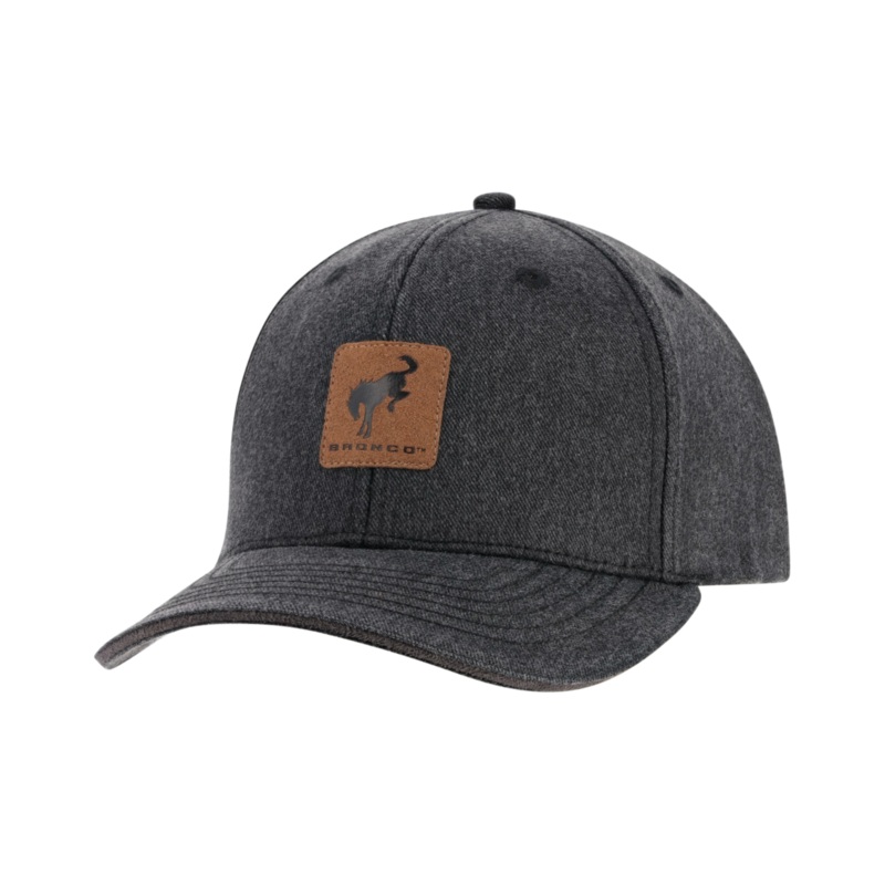 Ford Bronco Buck Leather Patch Slideback Hat