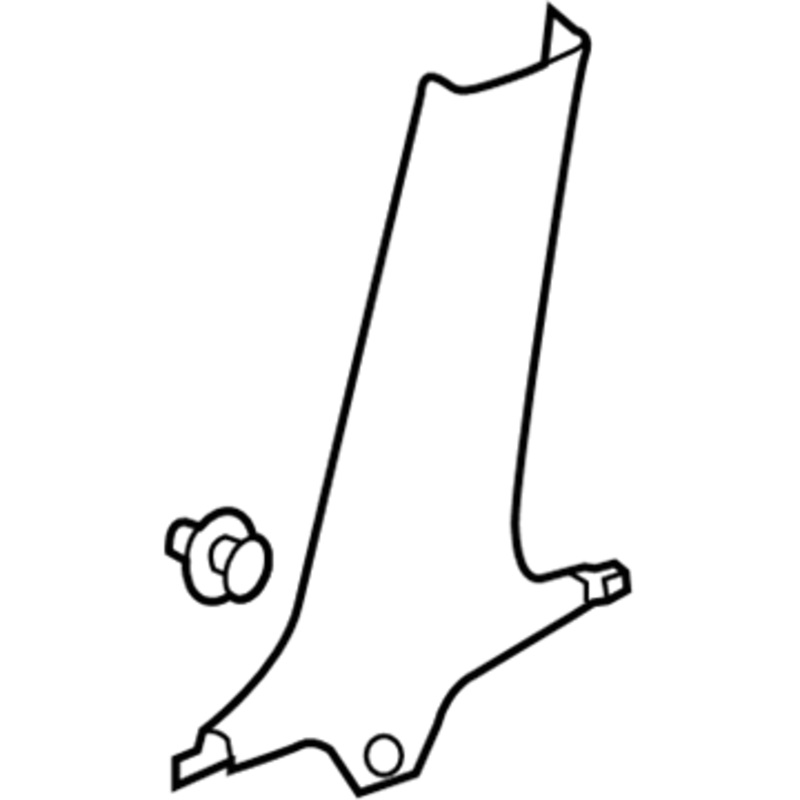 Genuine Honda | B-Pillar Lower Interior Trim | Honda Civic Type R | FK8 2.0T K20C1 | 2017-2022