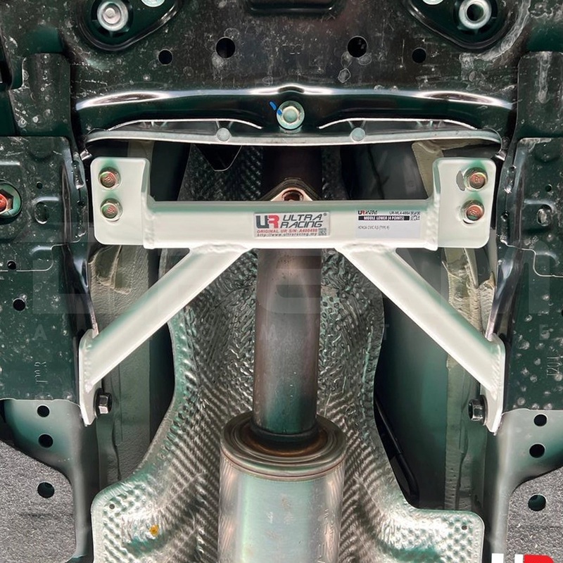 **Pre-Order**  Ultra Racing | Middle Lower Brace | Honda Civic Type R | FL5 | 2.0T K20C1 | 2023+