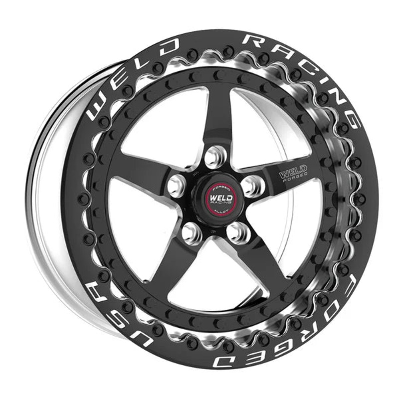 Weld Racing Weldstar Beadlock 15X8 5X120.65 ET 0mm Black