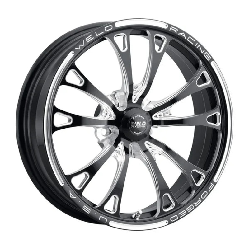 Weld Racing V-Series Frontrunner 18X6 5X120 ET -8mm Gloss Black Milled
