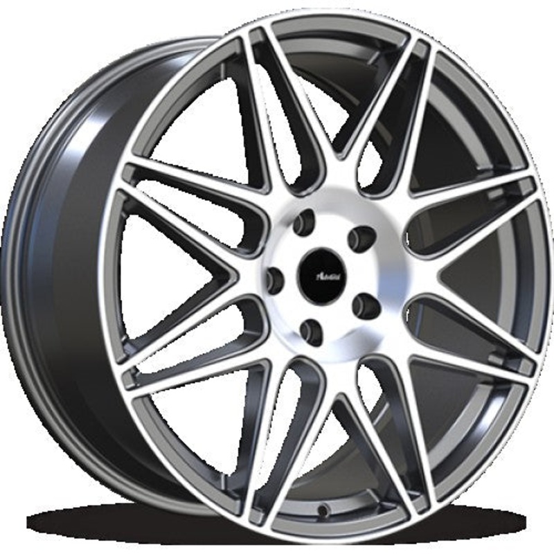 Advanti Classe 19X8.5 5X112 ET 45mm Matte Grey with Machined Face