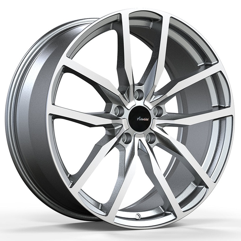 Advanti Rasato 19X8.5 5X112 ET 45mm Matte Grey with Machined Face