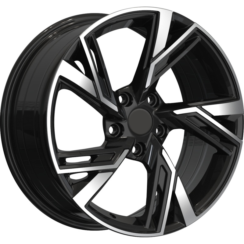 YKW Replicas AR12 18X8 5X114.3 ET 35mm Gloss Black Machined