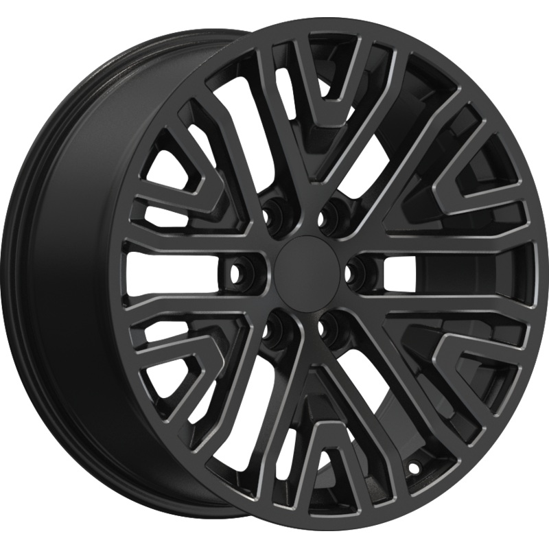 YKW Replicas GR3 20X9 6X139.7 ET 24mm Gloss Black Milled