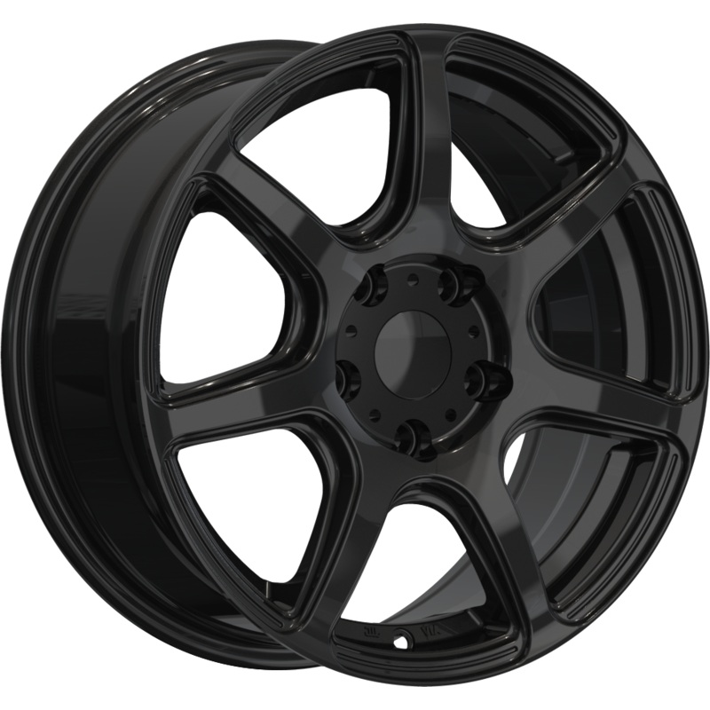 YKW Replicas JA2 16X7 5X114.3 ET 35mm Gloss Black