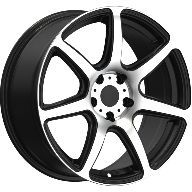 YKW Replicas JA2 18X8 5X114.3 ET 35mm Gloss Black Machined