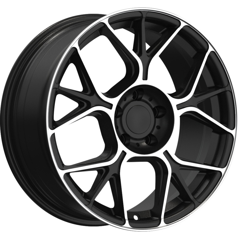 YKW Replicas MR4 18X8 5X114.3 ET 35mm Gloss Black Machined