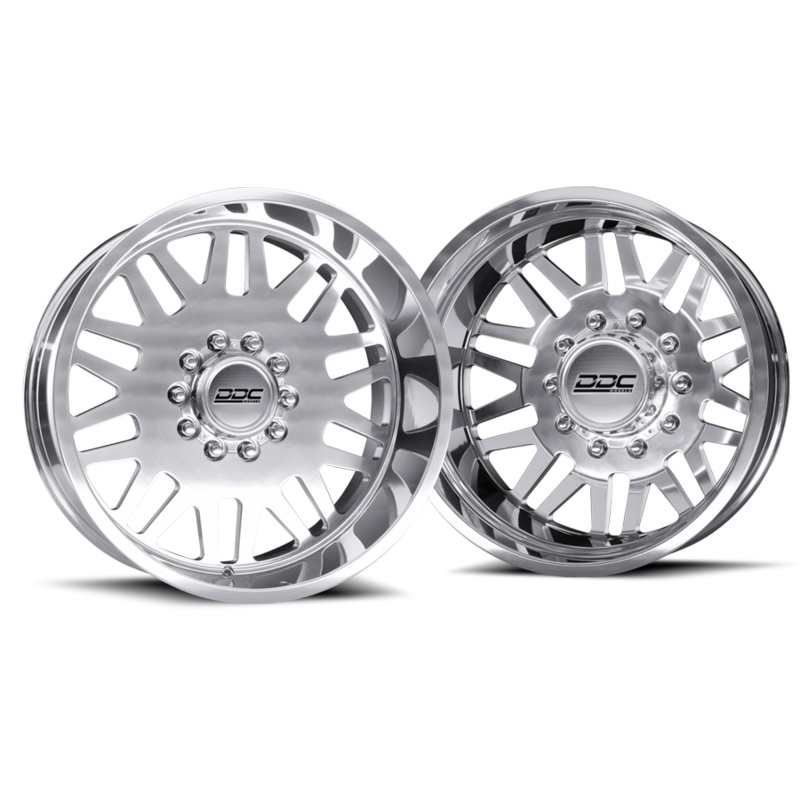 DDC Aftermath Polished 22X8.25 8X200 SS Fronts 19-25 Dodge Ram 3500