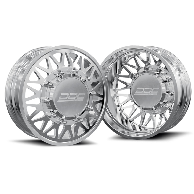 DDC The Mesh Forged 20X8.25 10X225 Polished 05-10 Ford 15-25 F-450/F-550 Dodge Ram 08-25 4500/5500