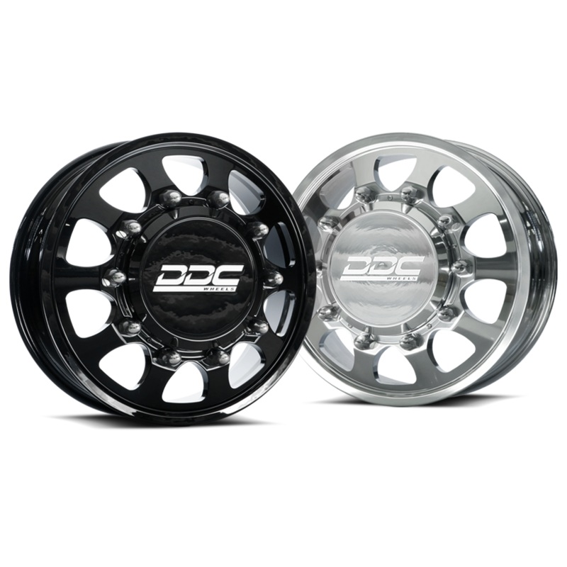 DDC The Shield 22X8.25 10X225 Gloss Black 05-10 Ford 15-25 F-450/F-550 Dodge Ram 08-25 4500/5500