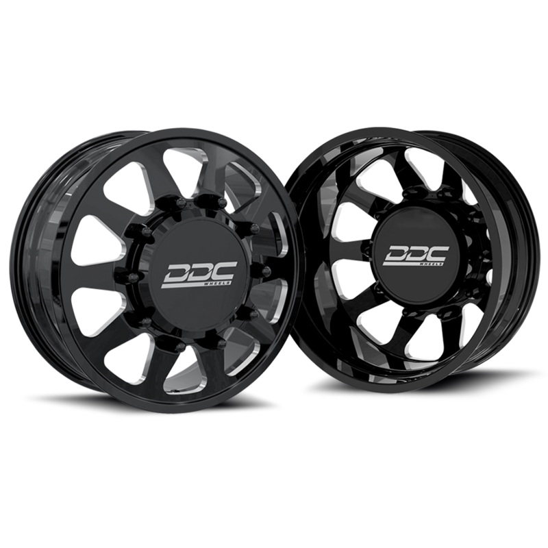DDC The Ten Forged 20X8.25 8X170 Black Milled 99-04 Ford F-350