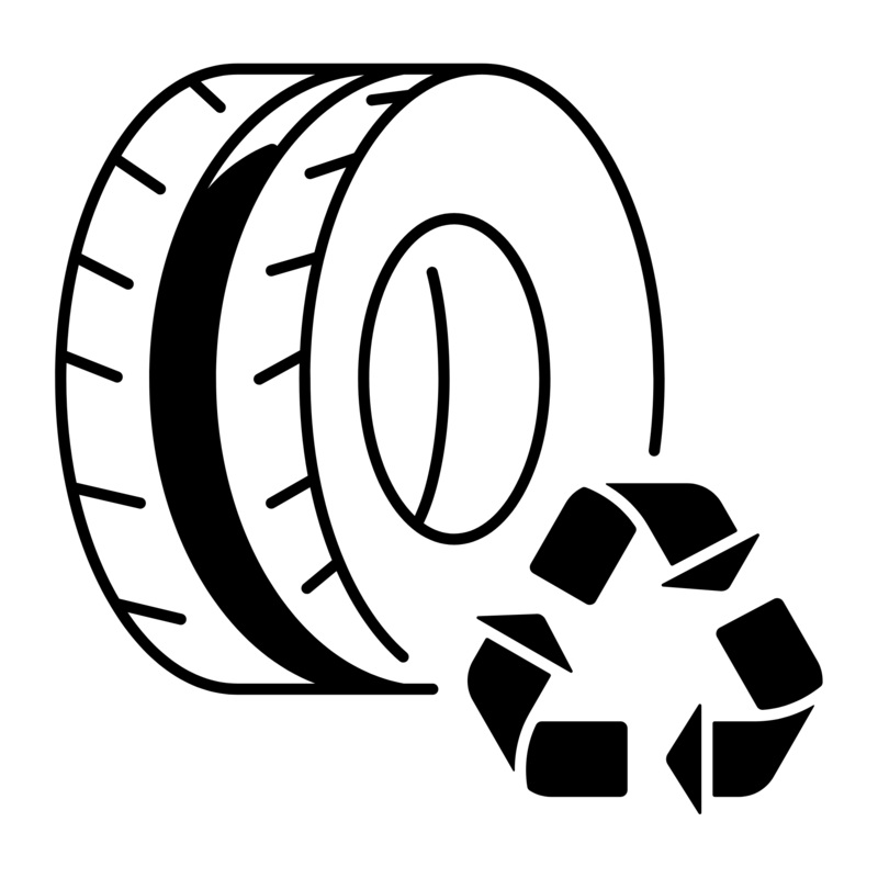 Tire Levy (OTS)|Government-mandated recycling fee applied per tire when purchasing new tires.