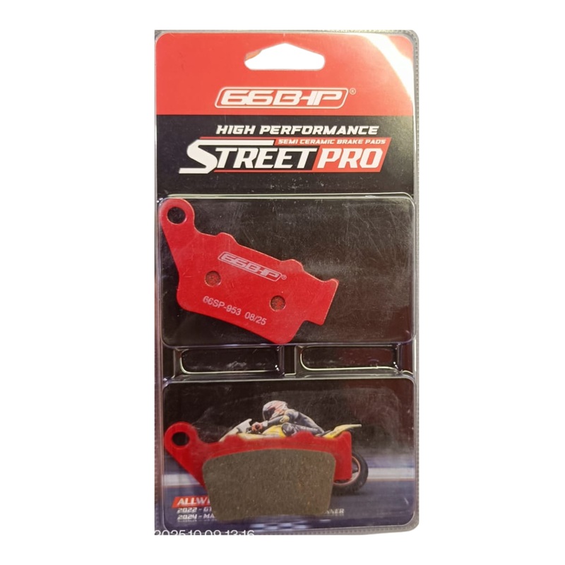 66BHP Semi Ceramic Brake Pad – 66SP-953