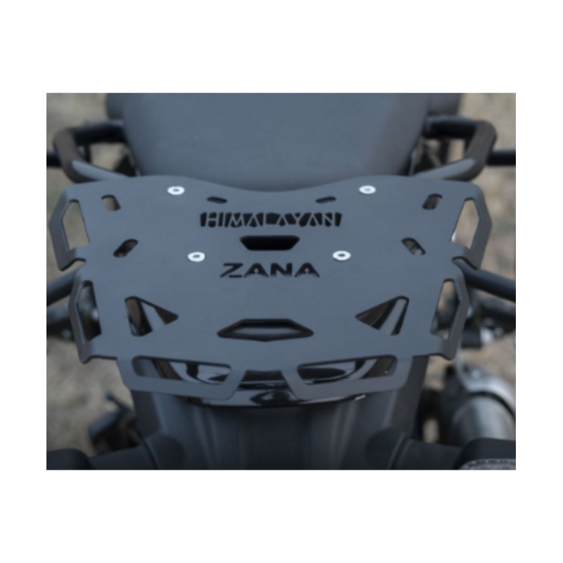 Zana Top Rack Plate for Himalayan 452 Black Mild Steel – ZI-8432
