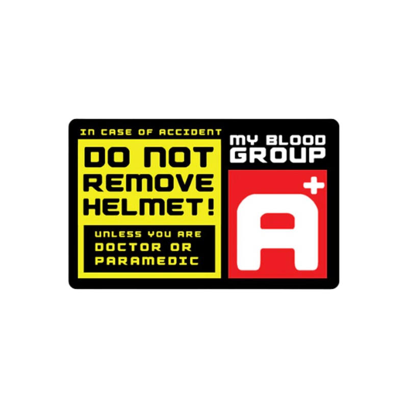 A+ Blood Group Sticker