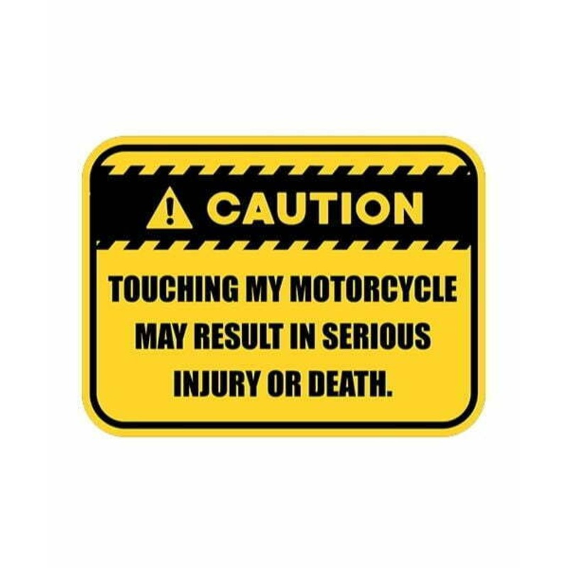 Caution Sticker