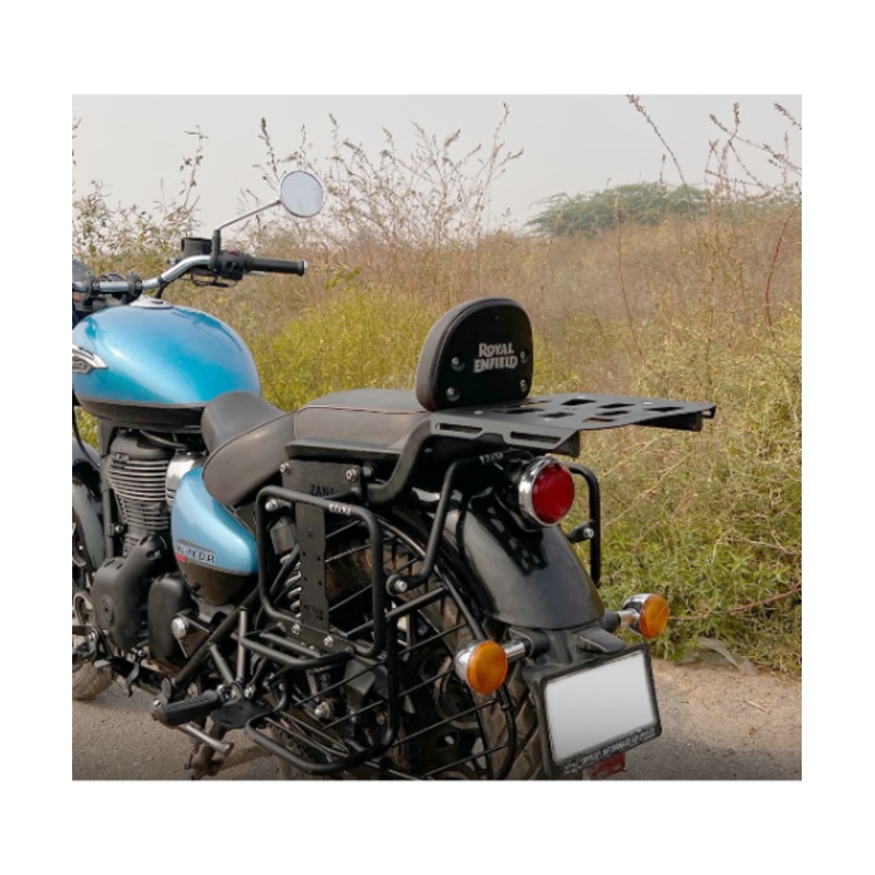 Zana Top Rack With Plate Type-1 For Royal Enfield Meteor 350 – ZI-8399