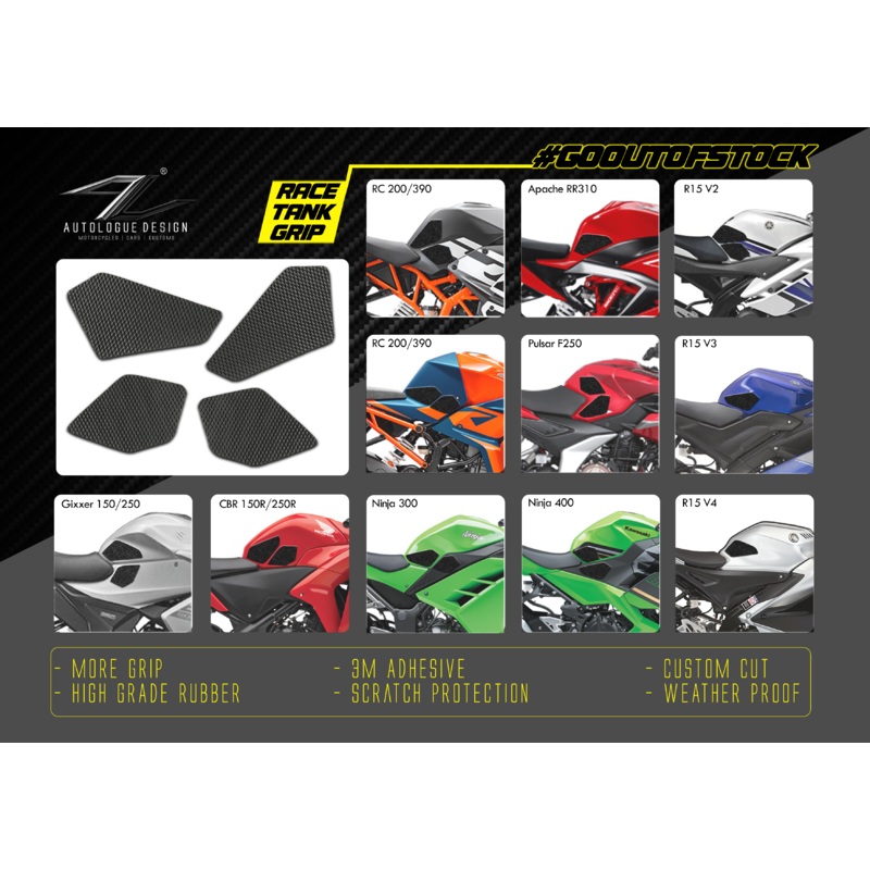 Autologue Race tank grip